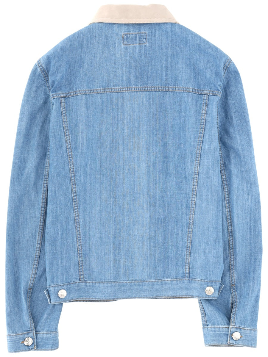 Brunello Cucinelli Men Denim Jacket BRUNELLO CUCINELLI