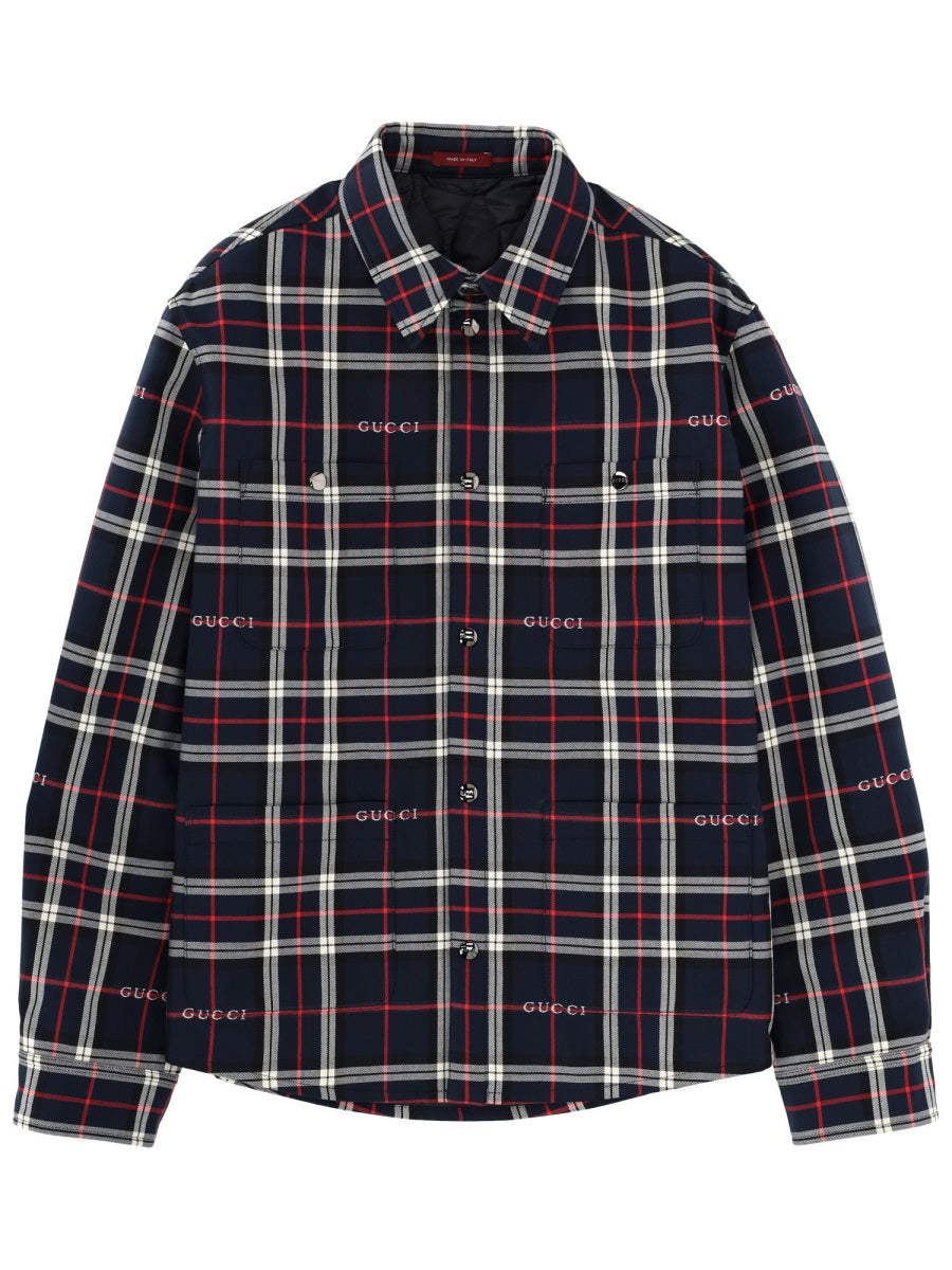 Gucci Men Overshirt With Logo GUCCI