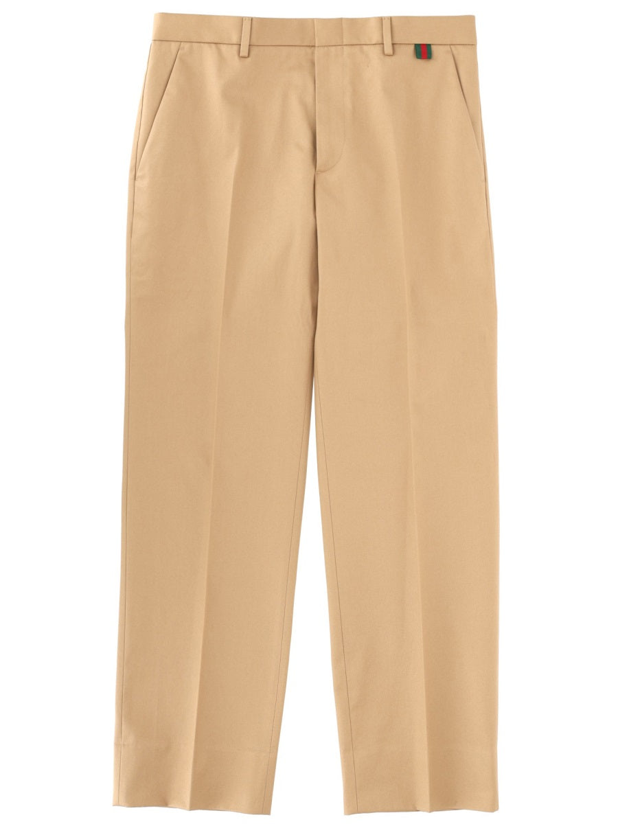 Gucci Men Cotton Tailored Pants GUCCI