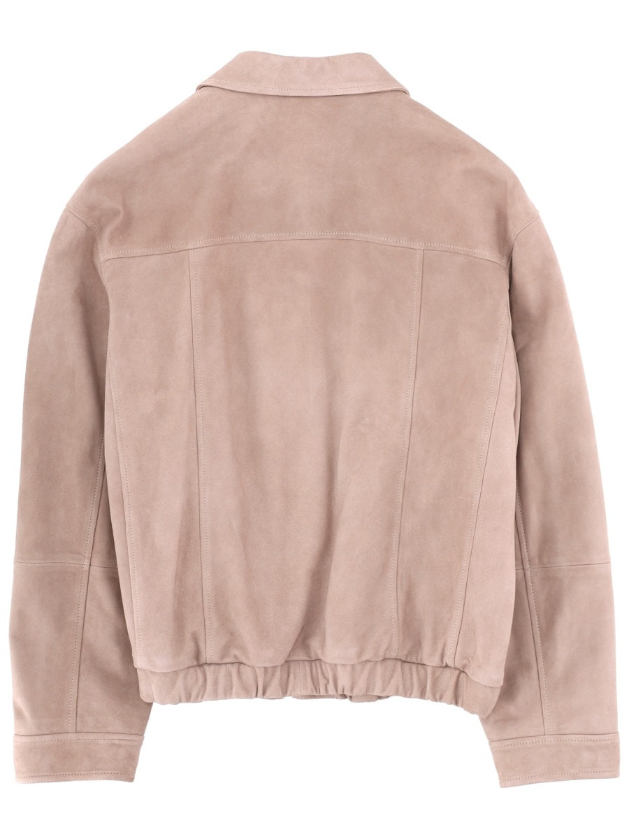 Brunello Cucinelli Men Suede Jacket BRUNELLO CUCINELLI