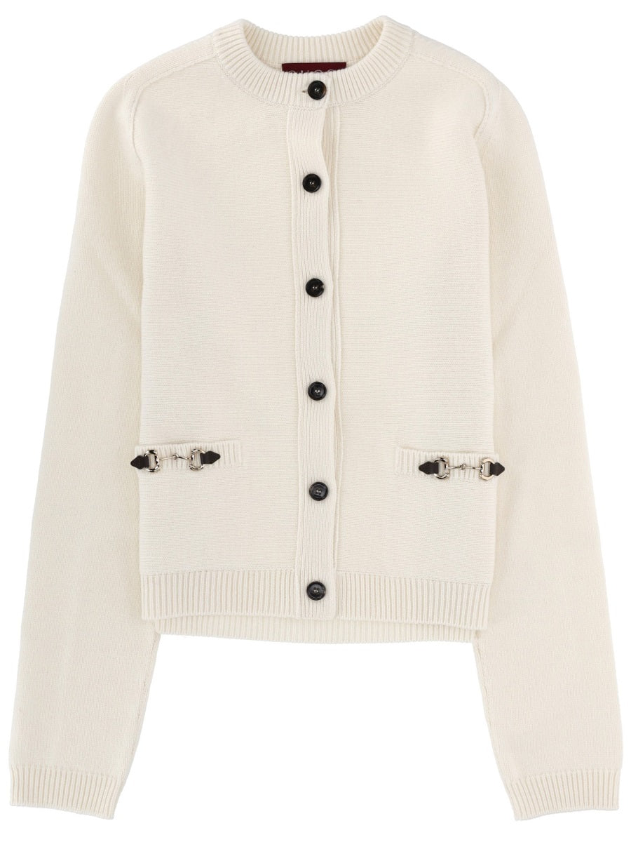 Gucci Women Cardigan With Clamp GUCCI