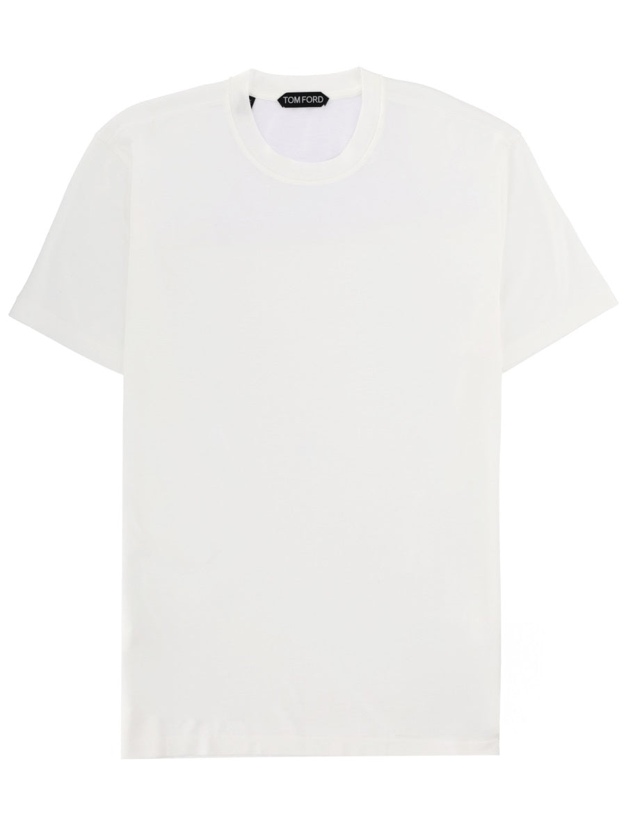 Tom Ford Men Lyocell And Cotton T-Shirt TOM FORD