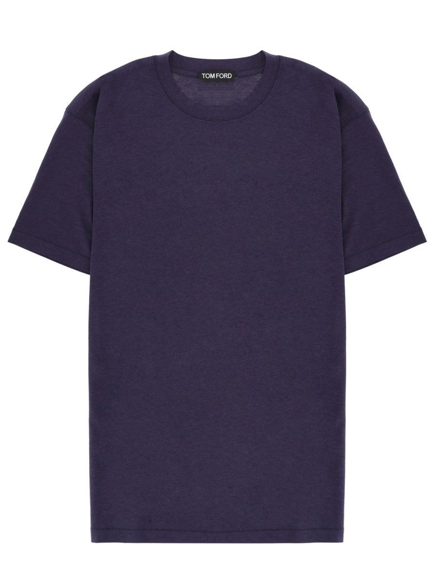 Tom Ford Men Lyocell And Cotton T-Shirt TOM FORD