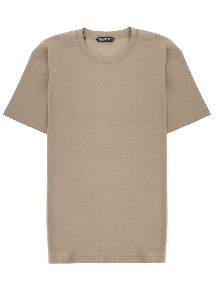 Tom Ford Men Lyocell And Cotton T-Shirt TOM FORD