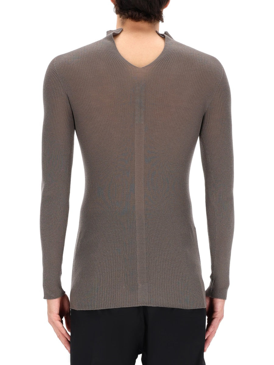 Rick Owens Men Ribbed "Tabard" Knit RICK OWENS