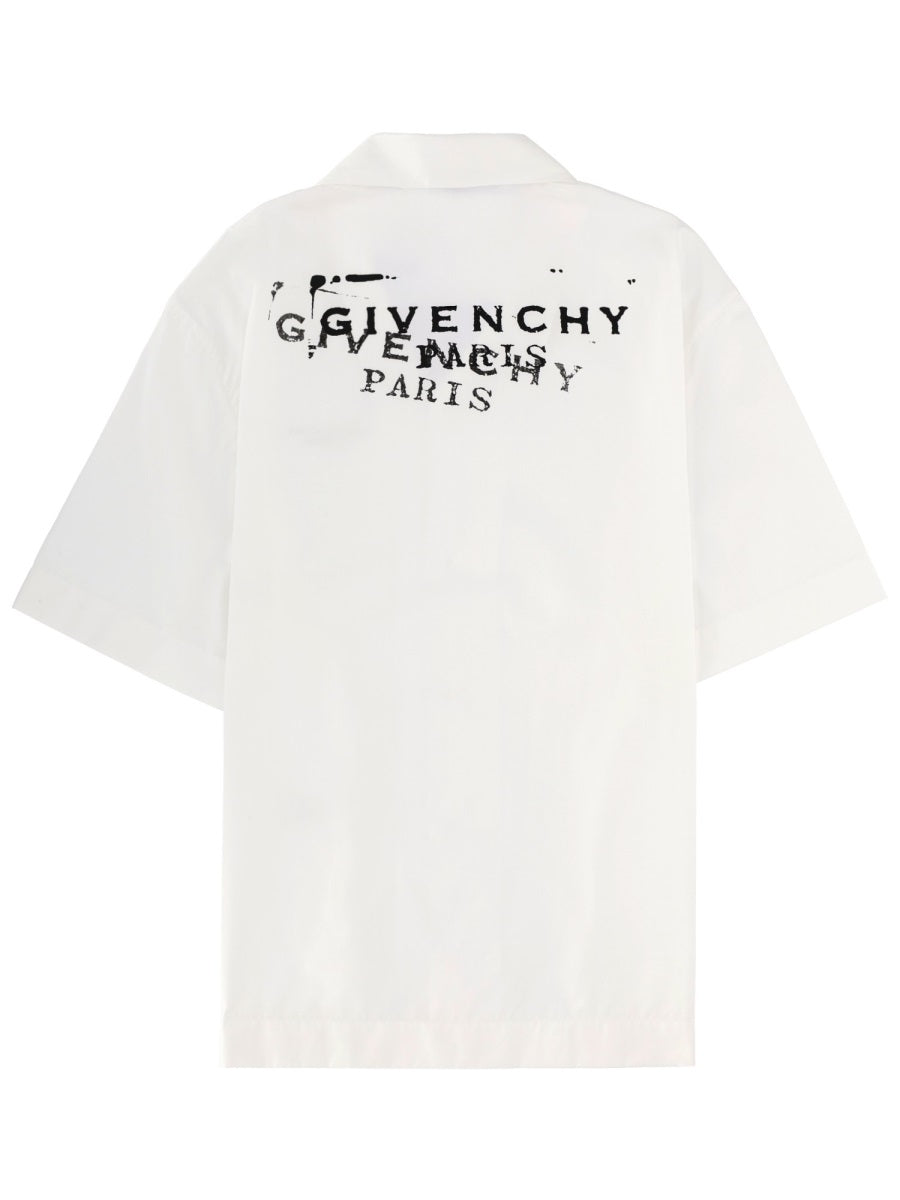 Givenchy Men Logo Print Shirt GIVENCHY