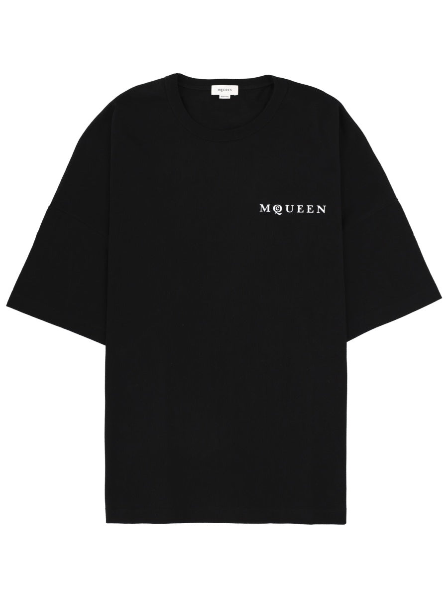 Alexander Mcqueen Men T-Shirt With Logo ALEXANDER MCQUEEN
