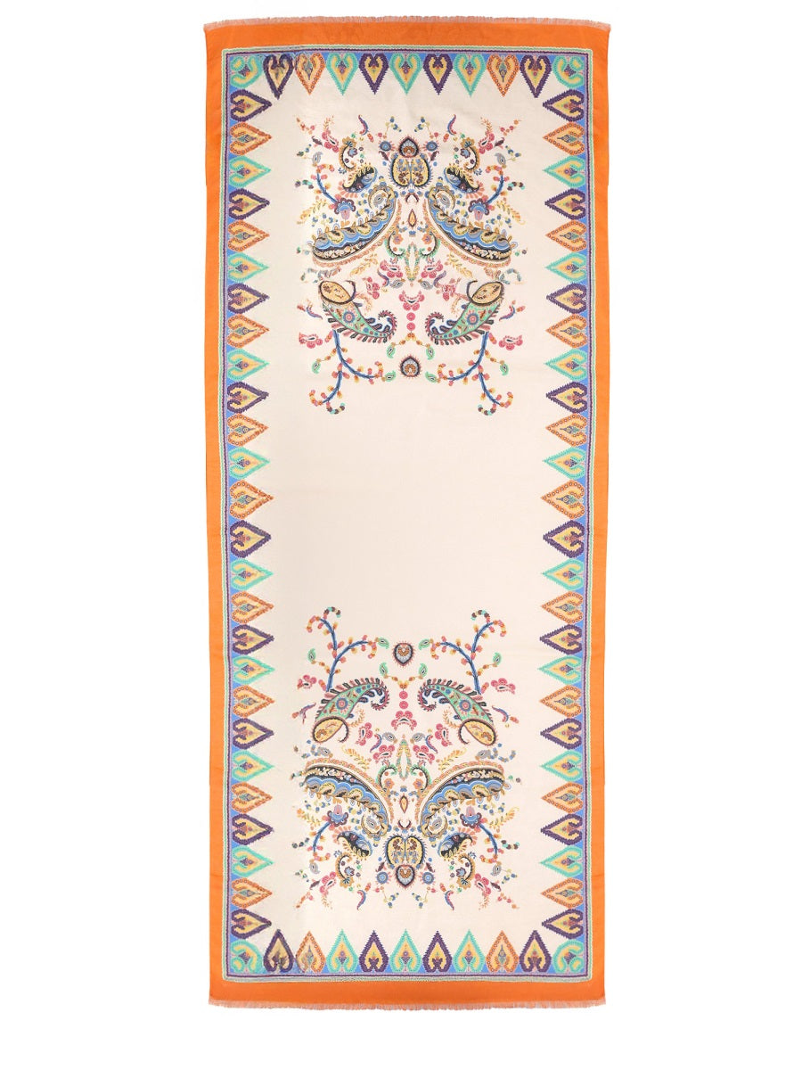 Etro Women Scarf With Floral Paisley Pattern ETRO