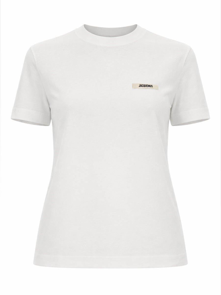 Jacquemus Women Grosgrain Short Sleeve T-Shirt JACQUEMUS