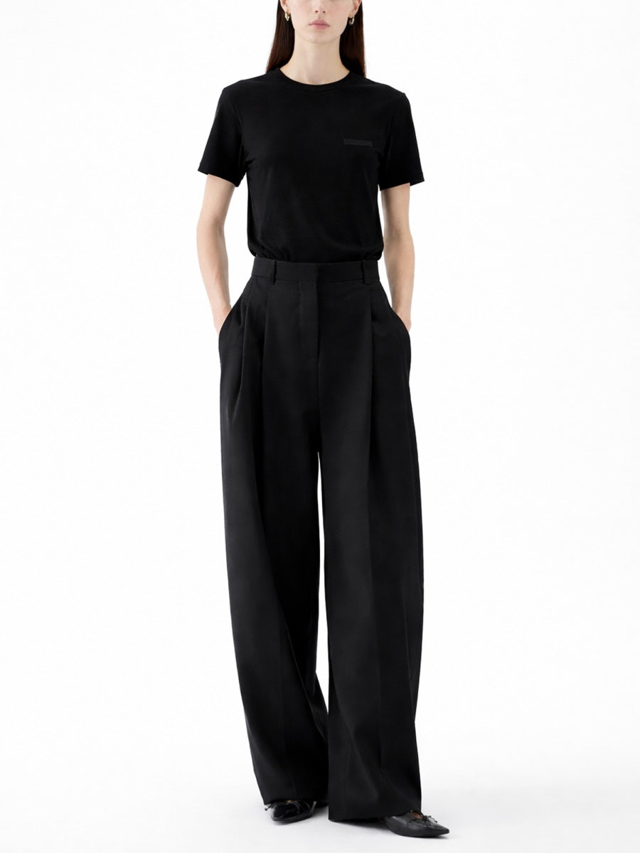 Jacquemus Women Grosgrain Short Sleeve T-Shirt JACQUEMUS