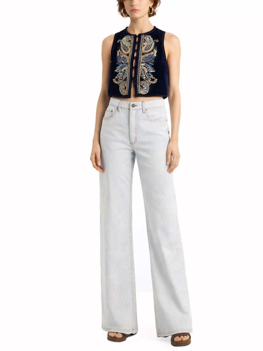 Etro Women Jeans With Paisley Pattern ETRO