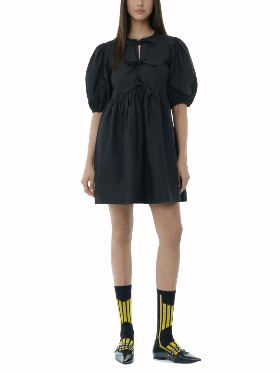 Ganni Women Short Cotton Dress GANNI