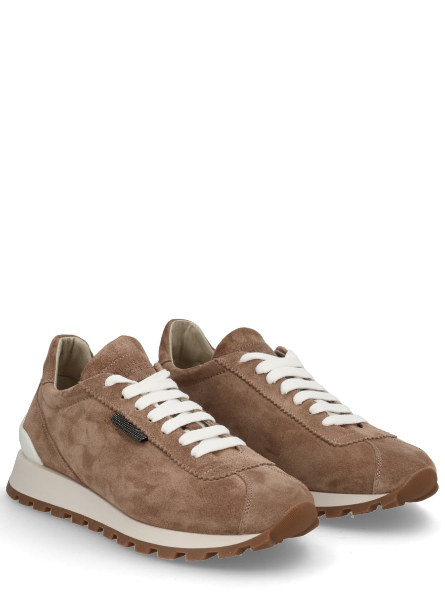 Brunello Cucinelli Women Suede Sneaker BRUNELLO CUCINELLI