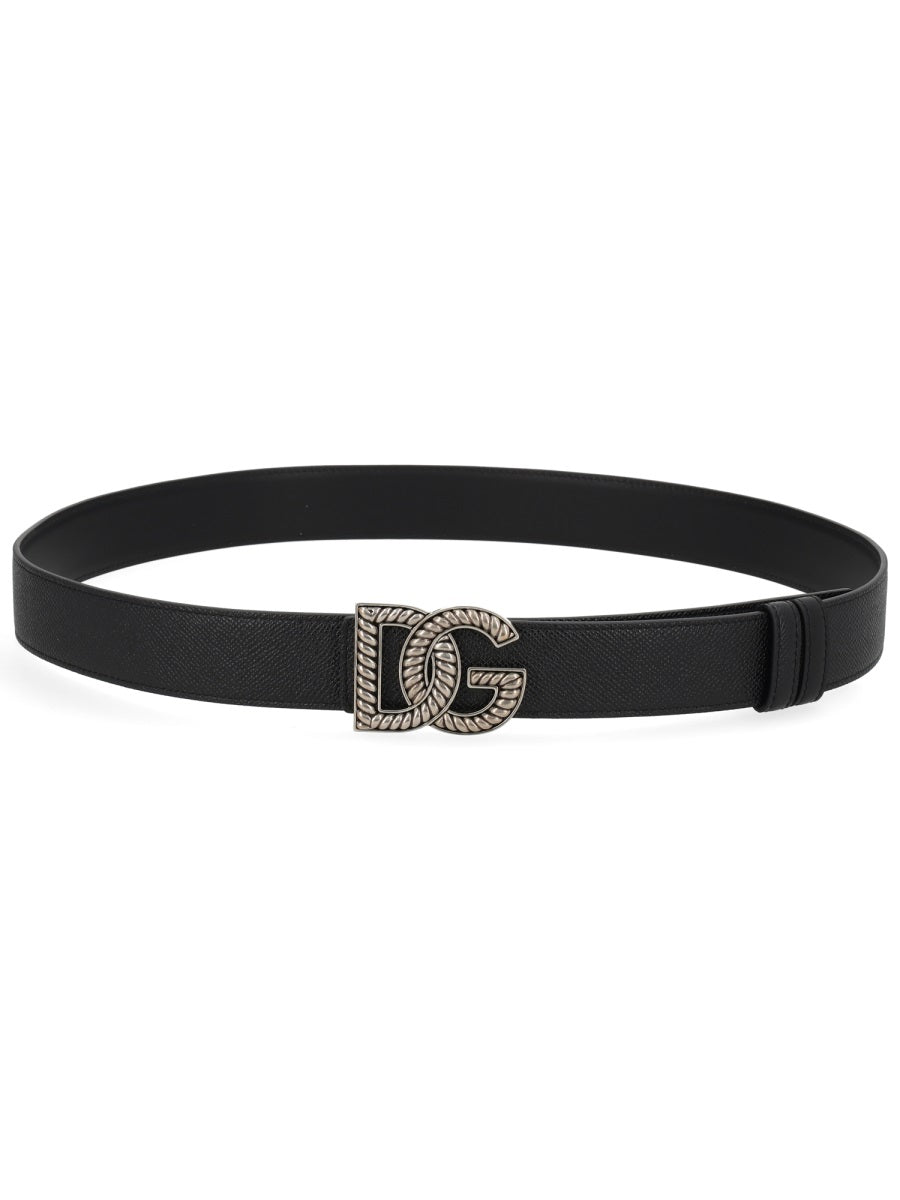 Dolce & Gabbana Men Leather Belt DOLCE & GABBANA