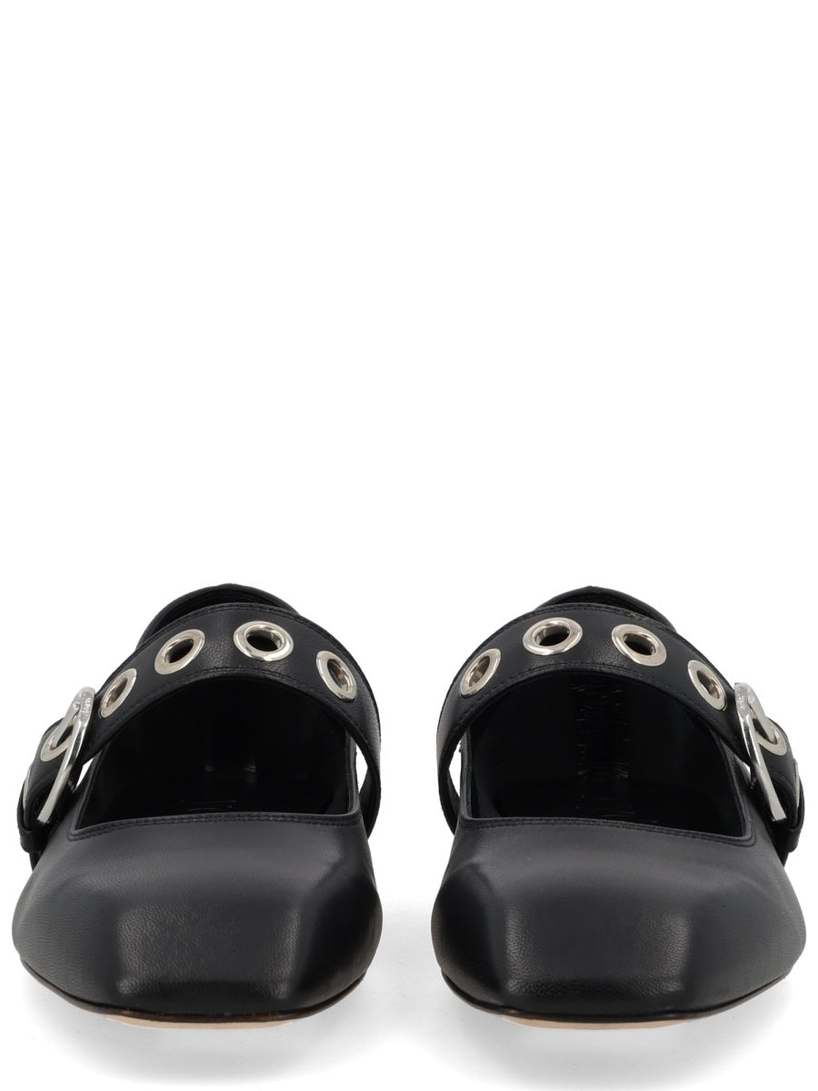 Aeyde Women "Uma Mary-Jane" Shoe With Eyelets AEYDE
