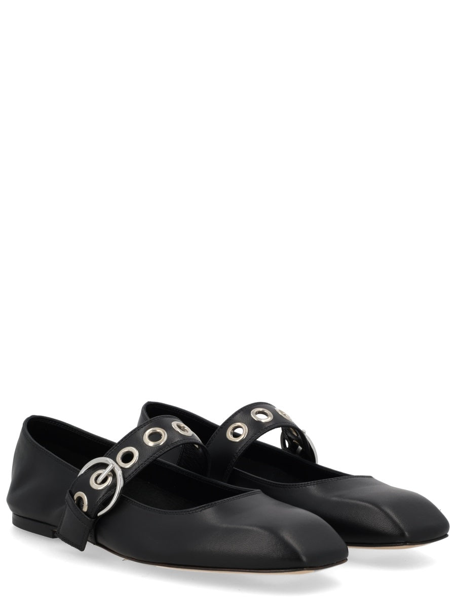 Aeyde Women "Uma Mary-Jane" Shoe With Eyelets AEYDE