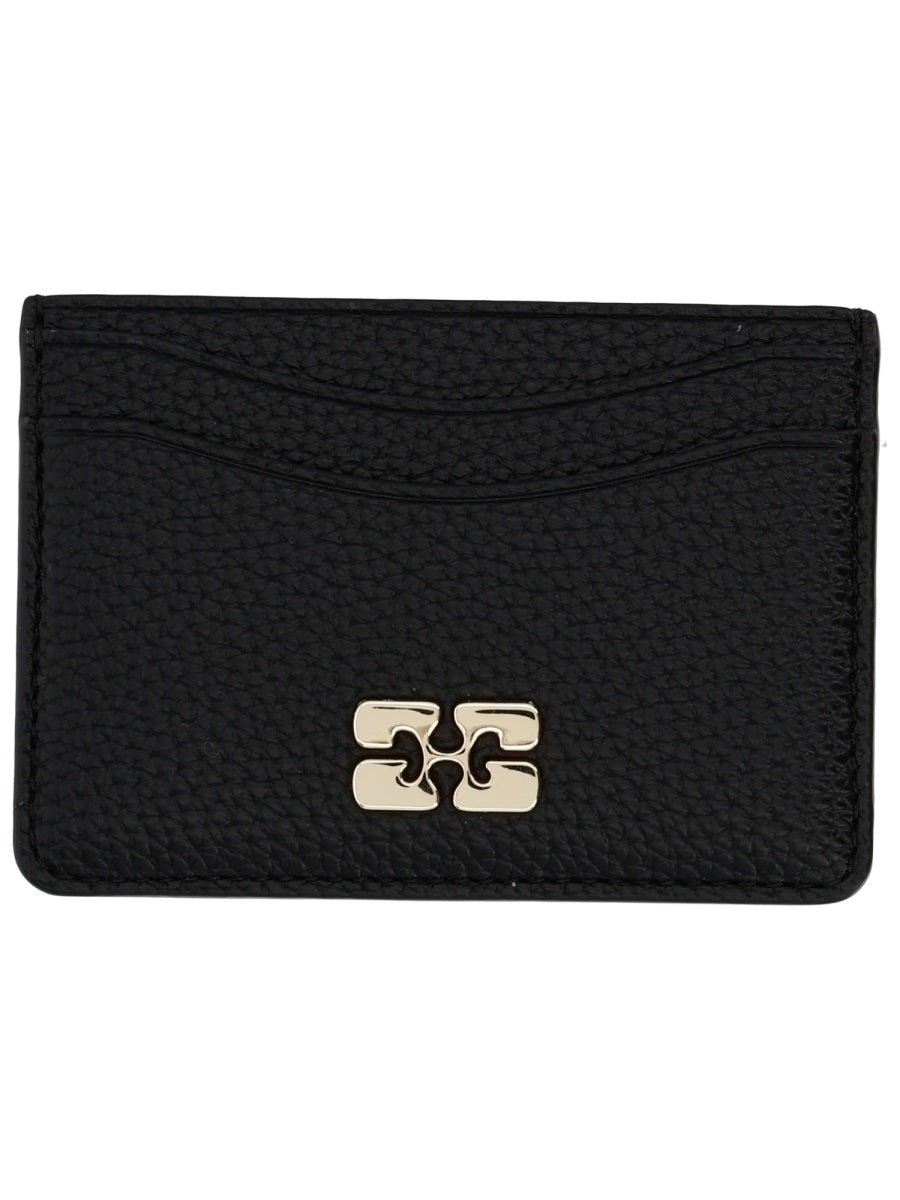 Ganni Women Card Holder With Logo