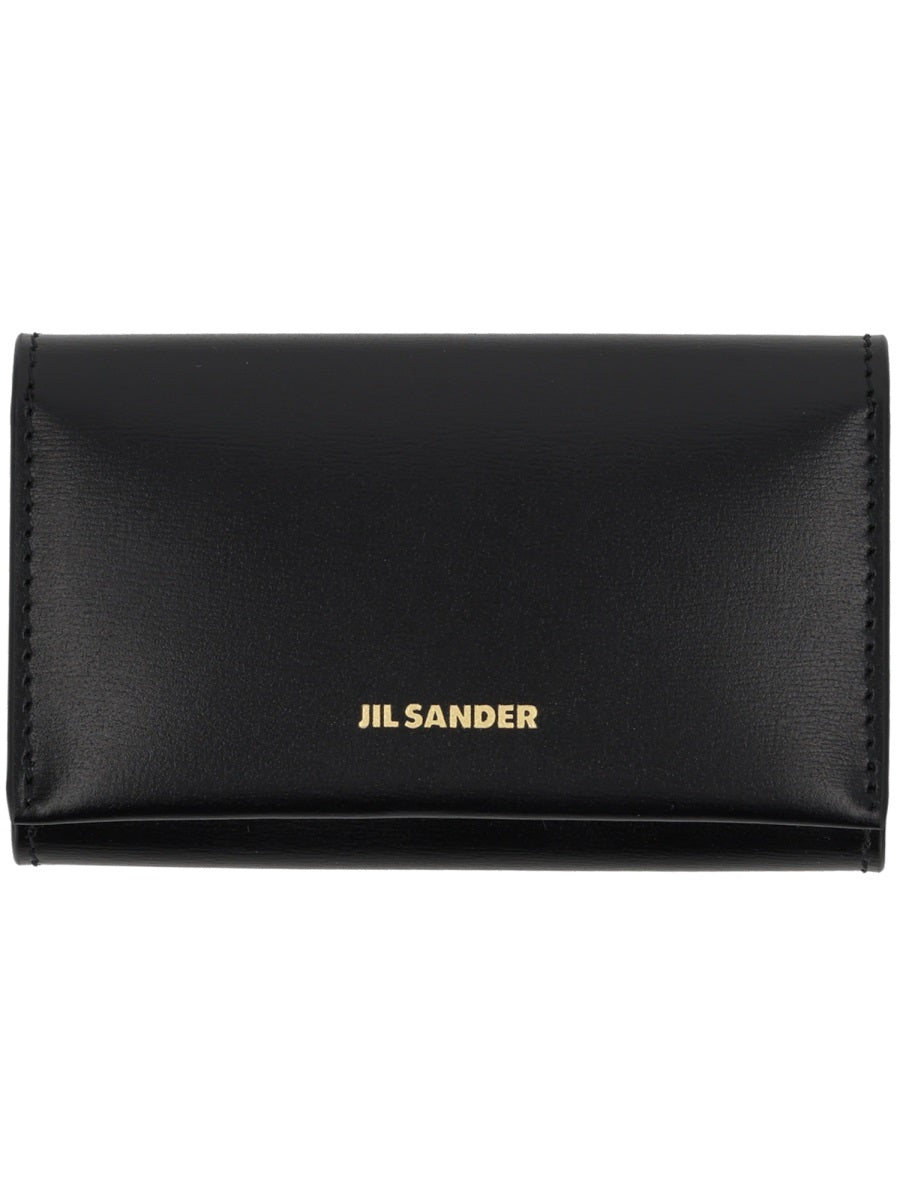 Jil Sander Women Leather Keychain Clutch Bag JIL SANDER