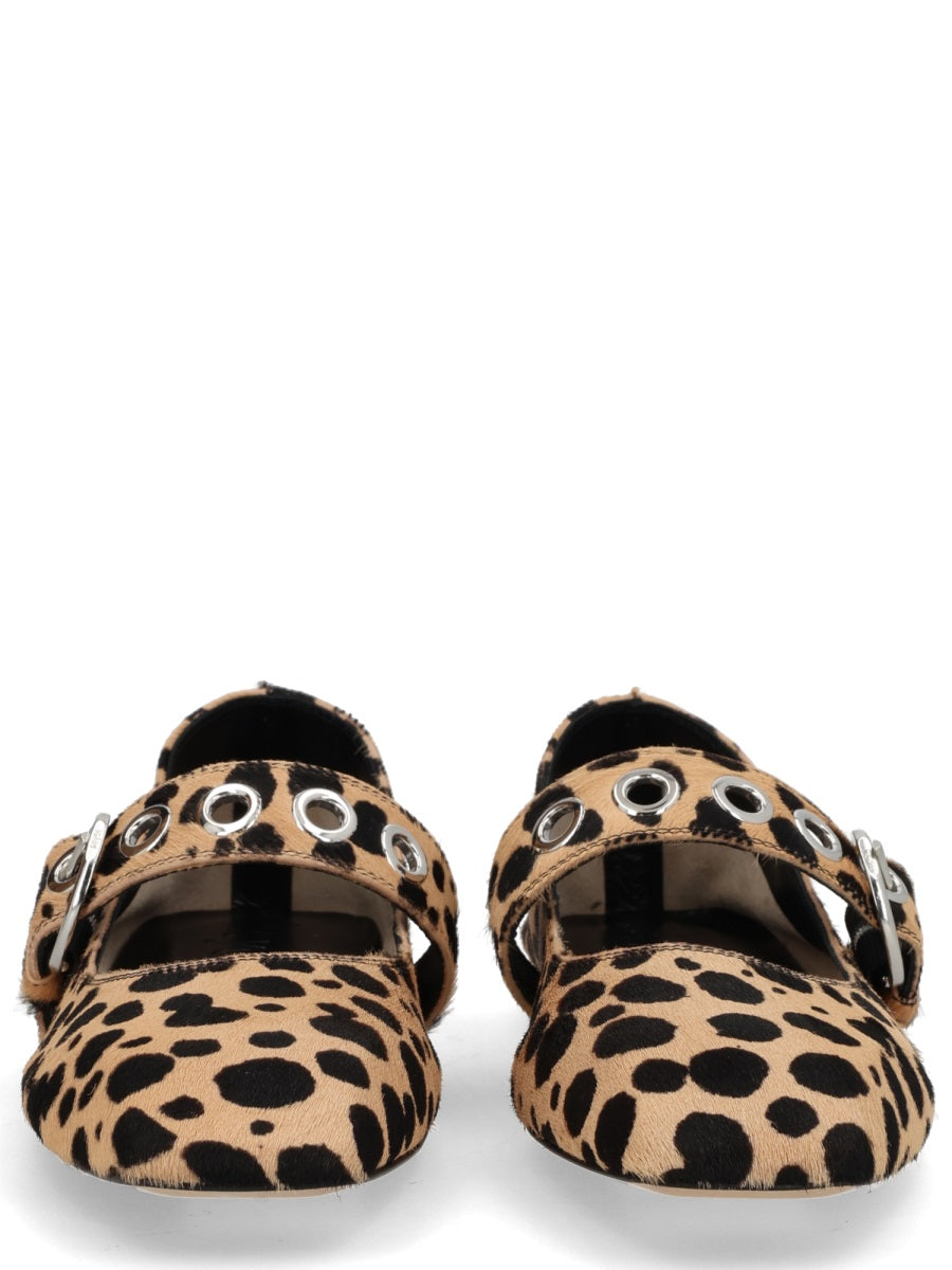 Aeyde Women "Uma Mary-Jane" Shoe With Eyelets AEYDE