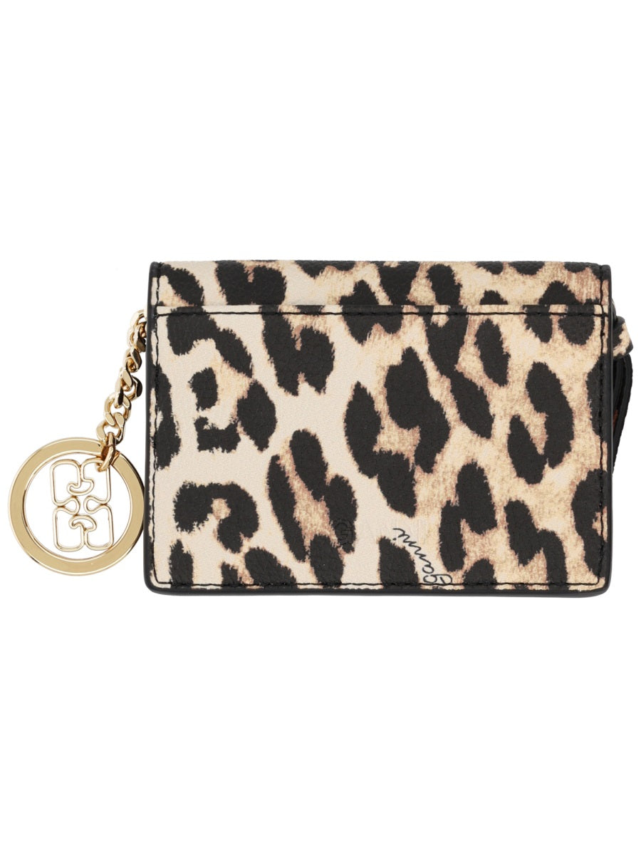 Ganni Women Portacarte Con Logo GANNI