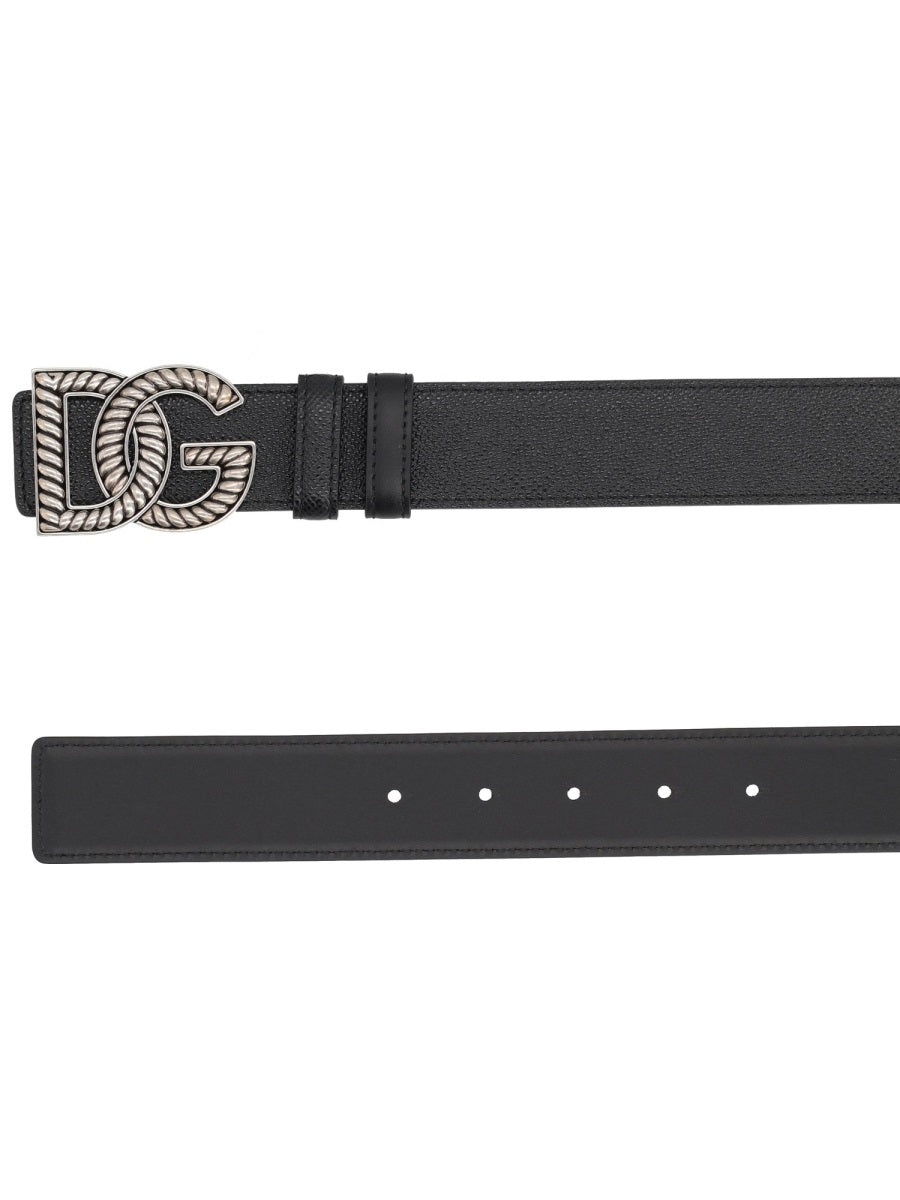 Dolce & Gabbana Men Leather Belt DOLCE & GABBANA