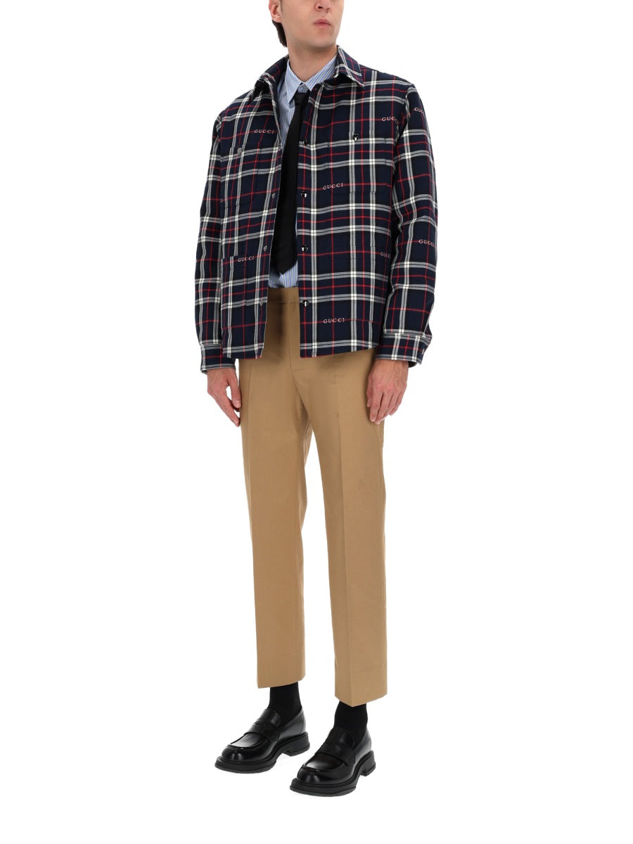 Gucci Men Overshirt With Logo GUCCI