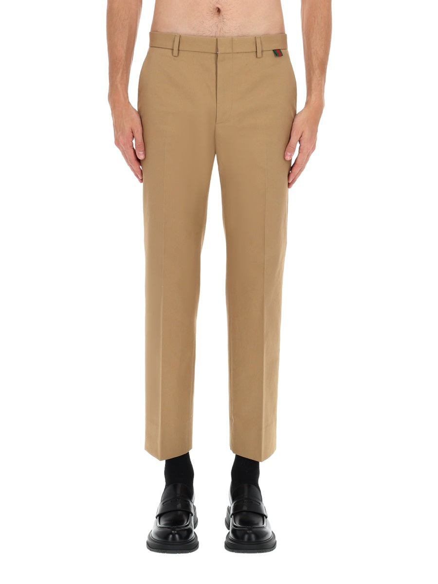 Gucci Men Cotton Tailored Pants GUCCI