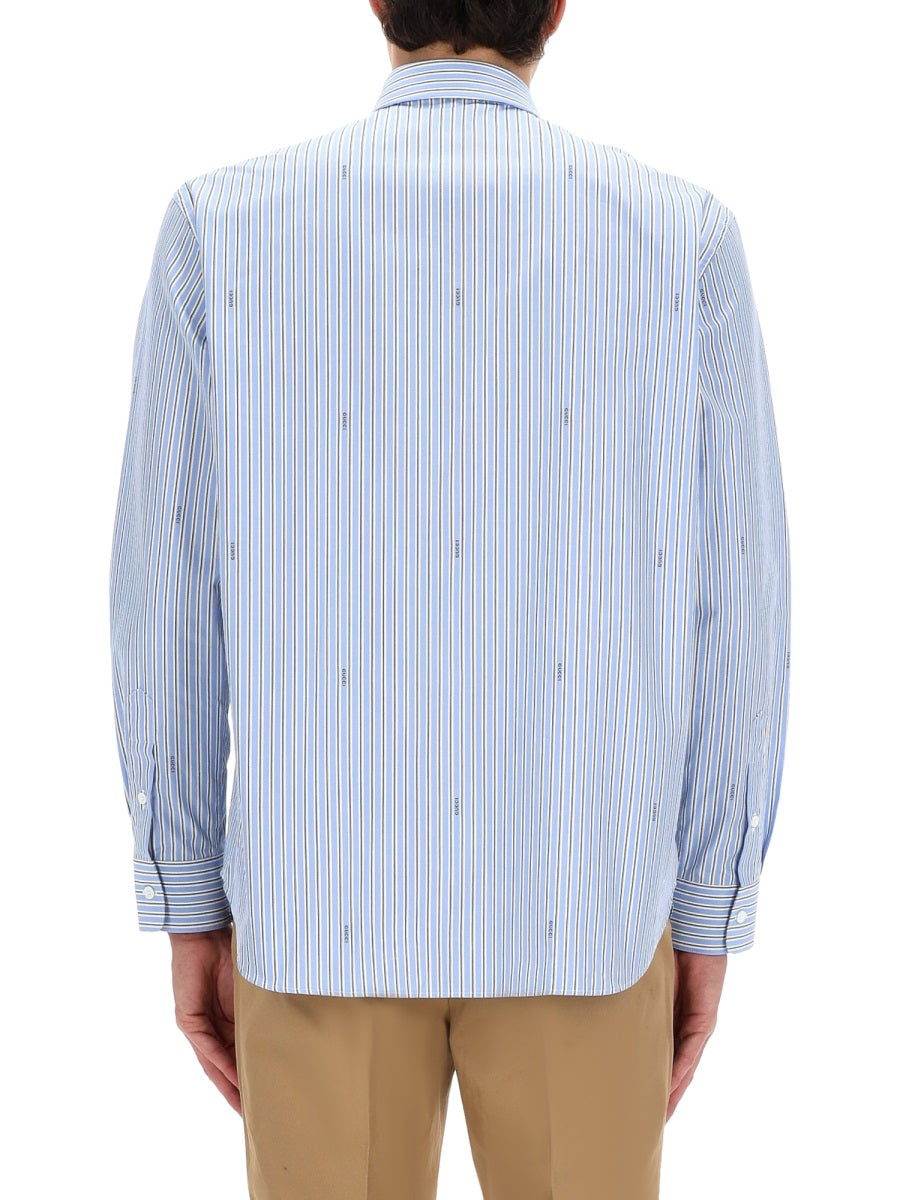 Gucci Men Striped Shirt GUCCI
