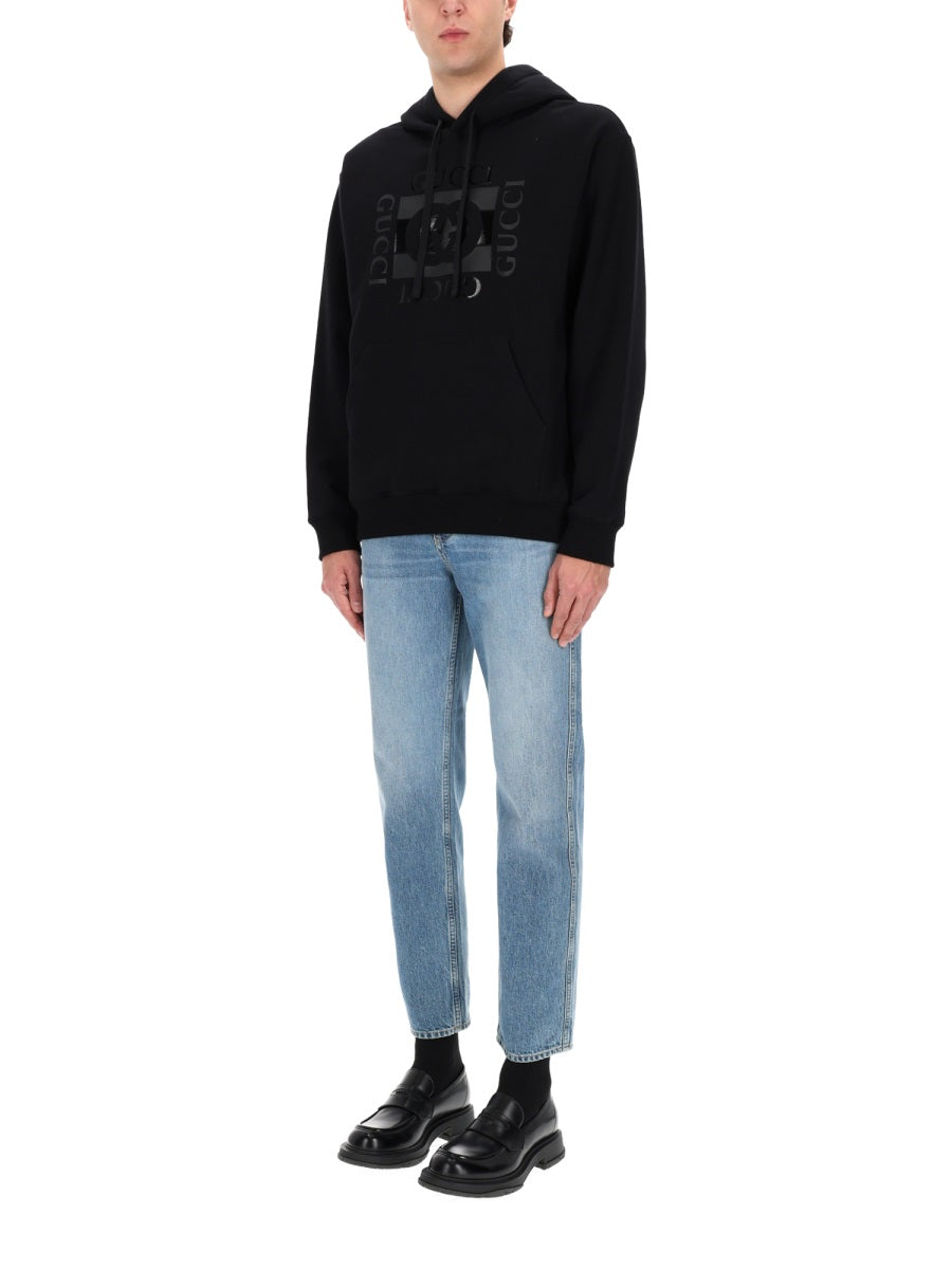 Gucci Men Sweatshirt With Logo Print GUCCI