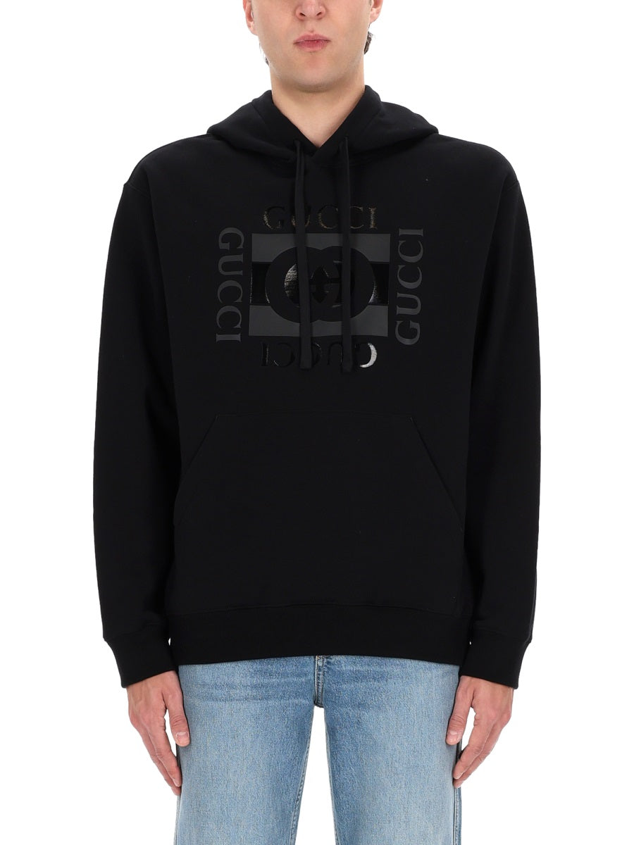 Gucci Men Sweatshirt With Logo Print GUCCI