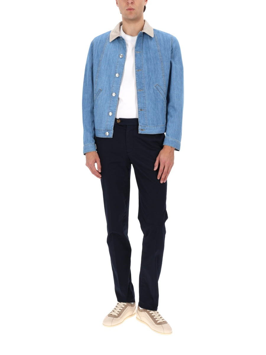 Brunello Cucinelli Men Denim Jacket BRUNELLO CUCINELLI