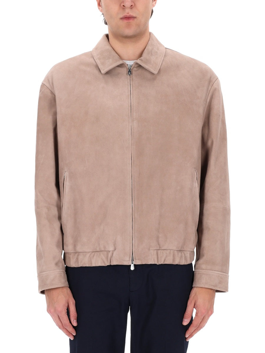 Brunello Cucinelli Men Suede Jacket BRUNELLO CUCINELLI