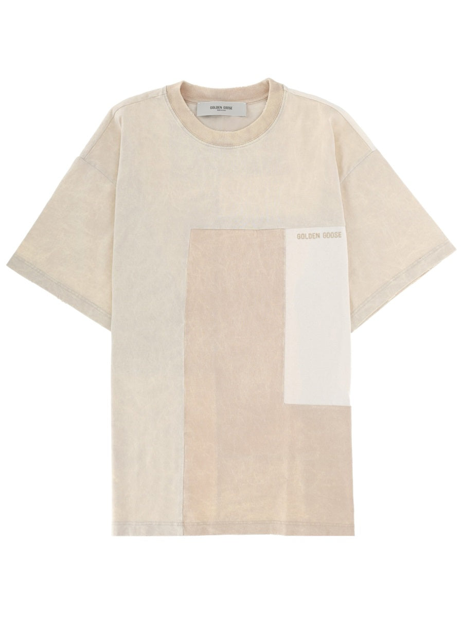 Golden Goose Men T-Shirt With Logo GOLDEN GOOSE