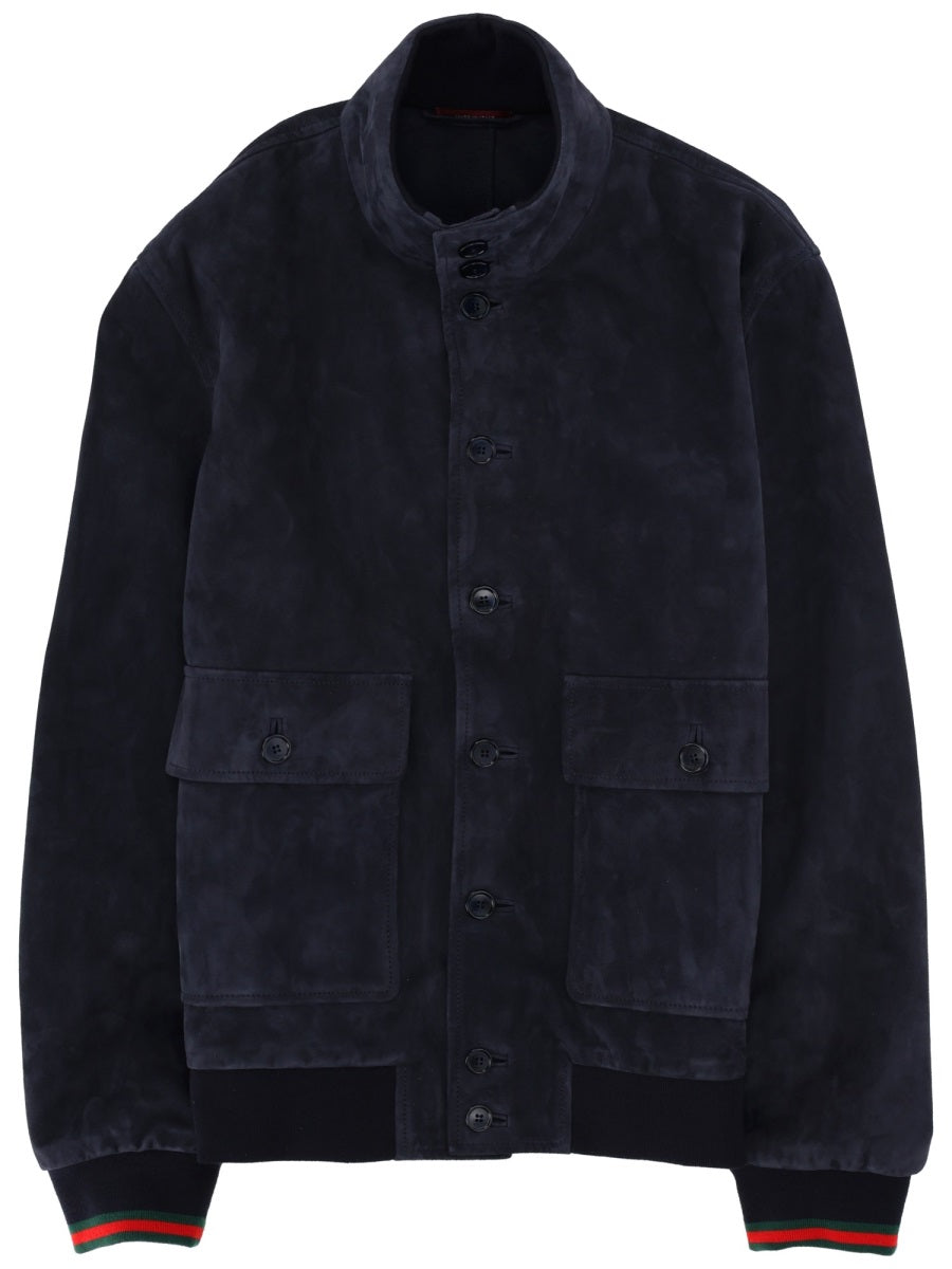 Gucci Men Suede Jacket GUCCI