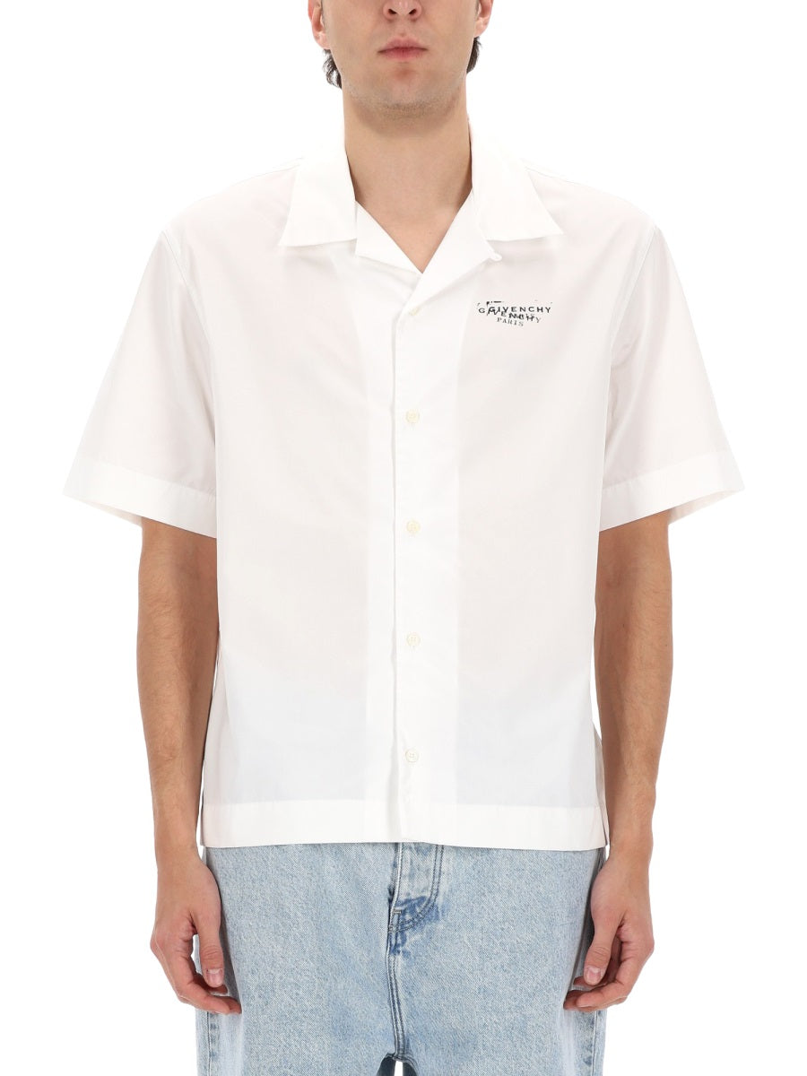 Givenchy Men Logo Print Shirt GIVENCHY