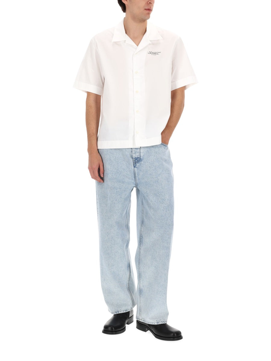 Givenchy Men Logo Print Shirt GIVENCHY