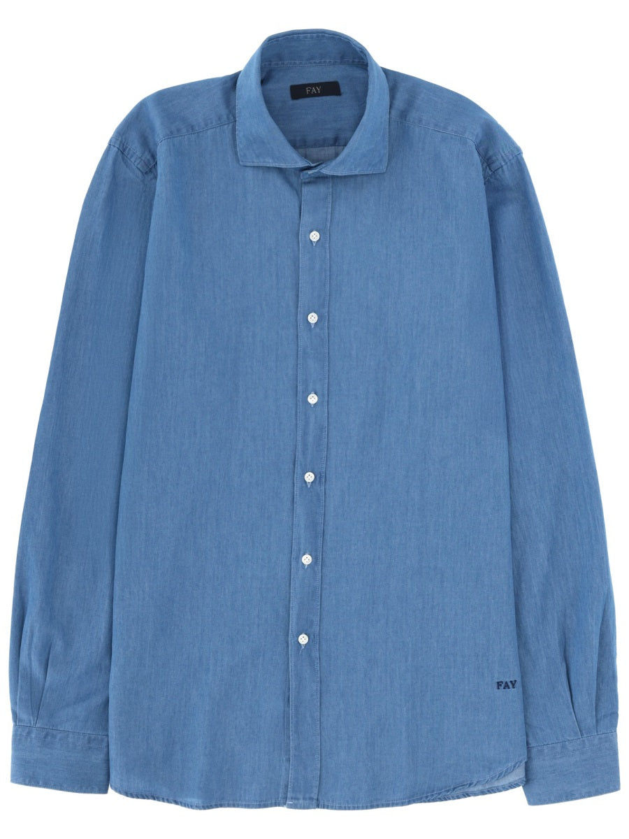 Fay Men Denim Shirt FAY