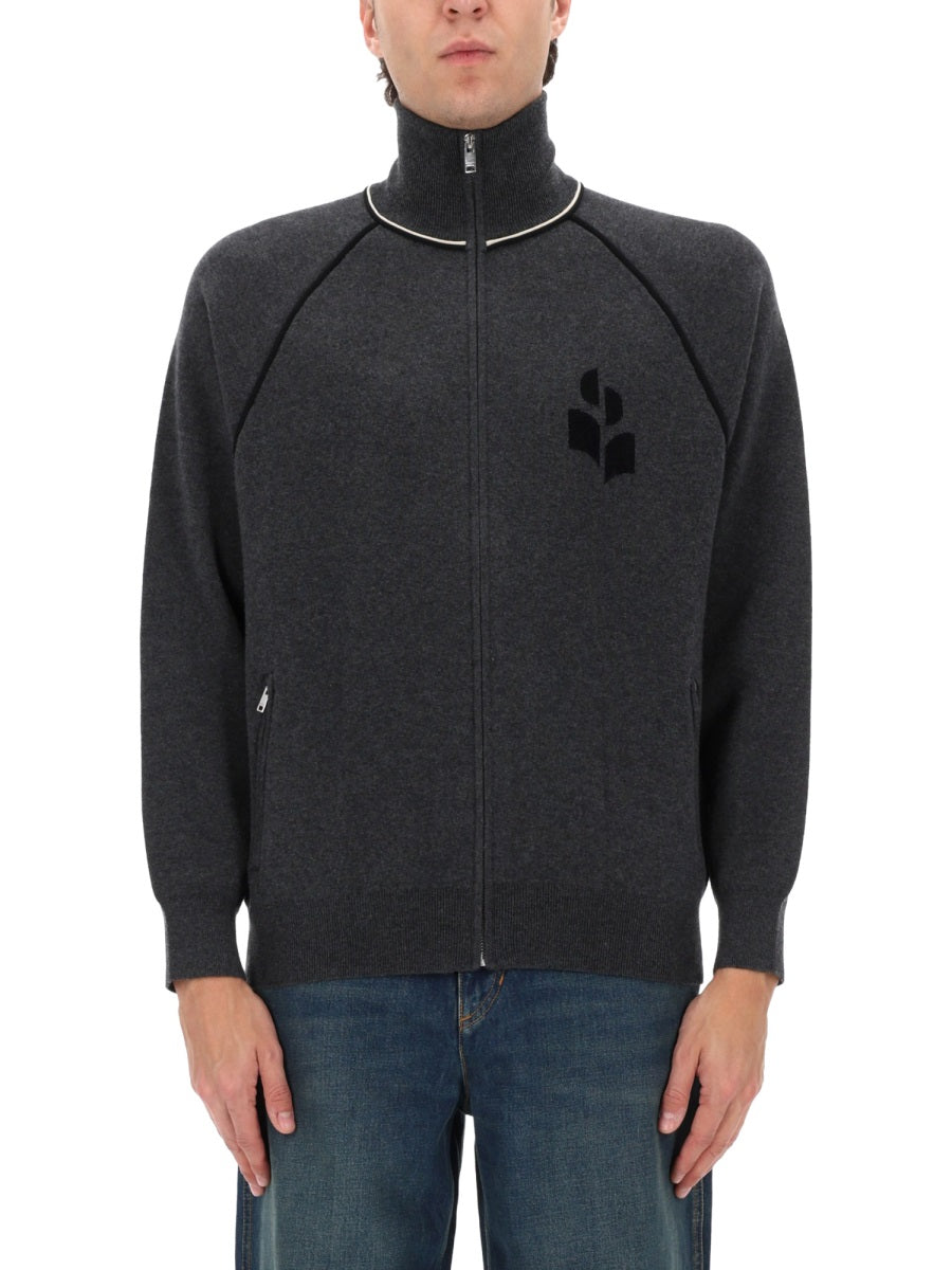 Marant Men Felpa "Sergio" Con Logo ISABEL MARANT