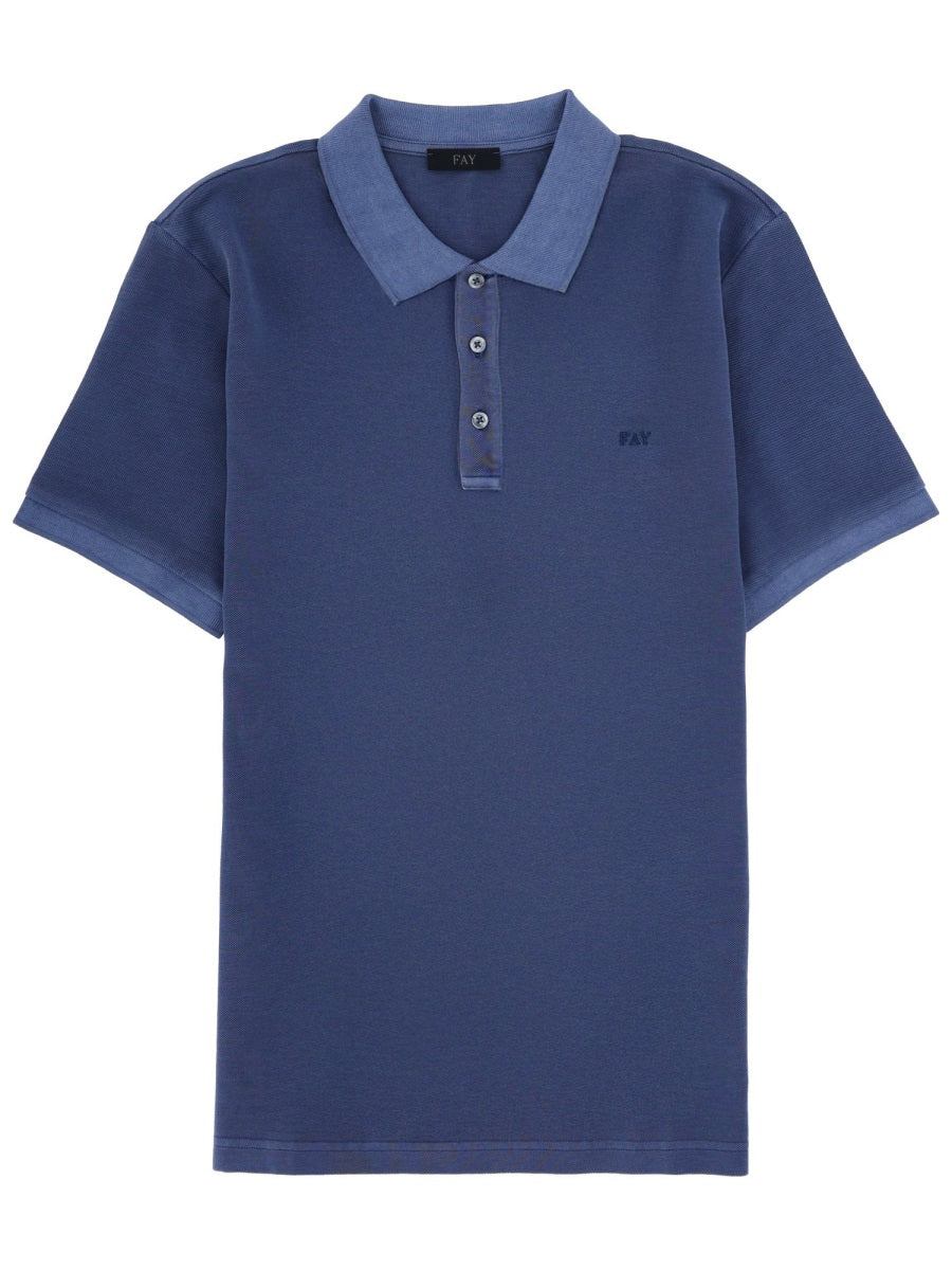 Fay Men Polo With Logo FAY