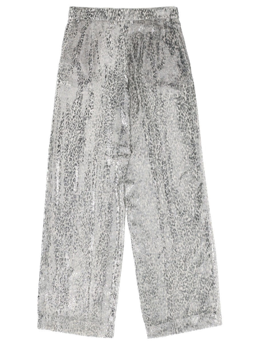 Stella Mccartney Women Pants In "Fil Coupé" STELLA MCCARTNEY