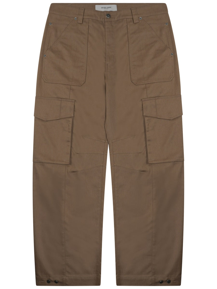 Golden Goose Men Cargo Pants With Logo GOLDEN GOOSE