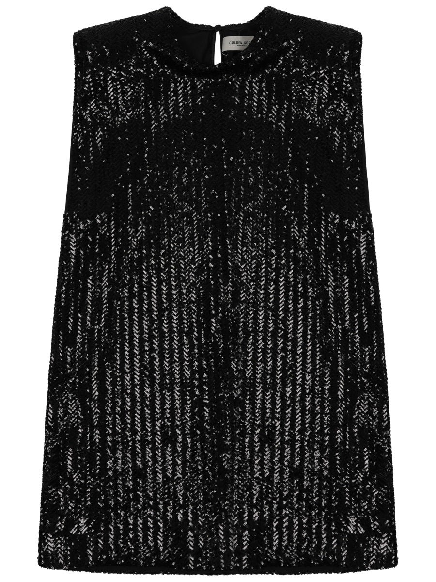 Golden Goose Women Mini Dress With Sequins GOLDEN GOOSE