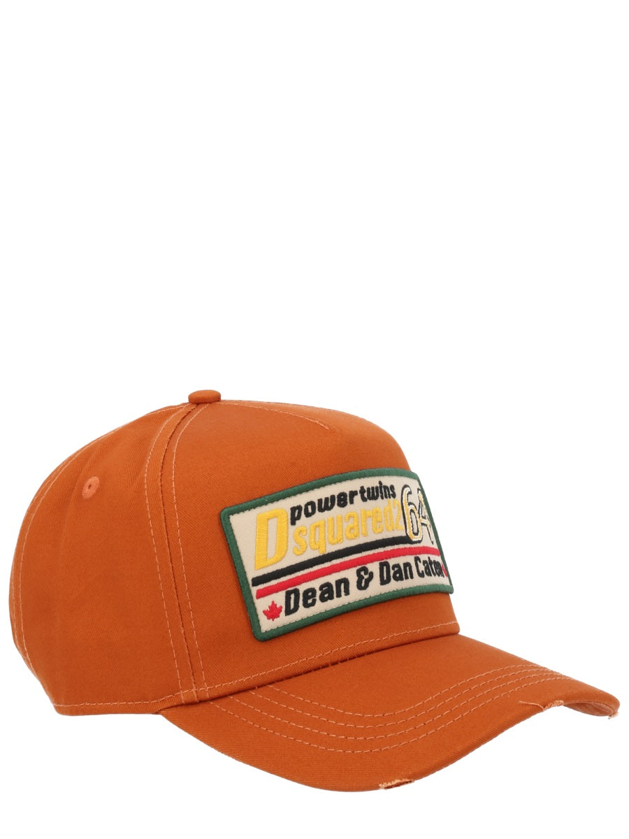 Dsquared Men Baseball Hat With Logo Patch