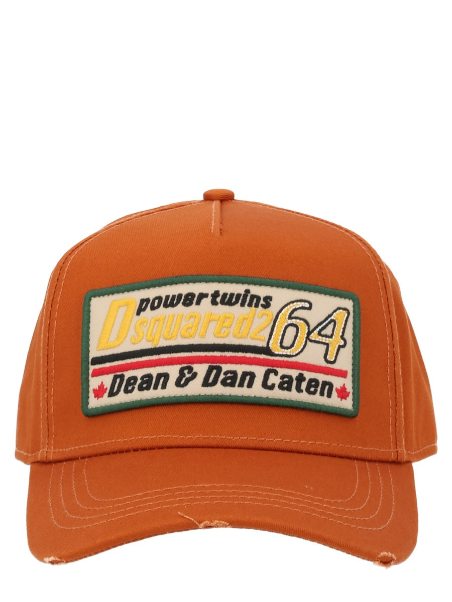 Dsquared Men Baseball Hat With Logo Patch