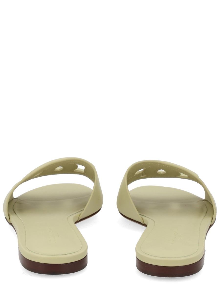 Dolce & Gabbana Women Slide Sandal With Logo DOLCE & GABBANA