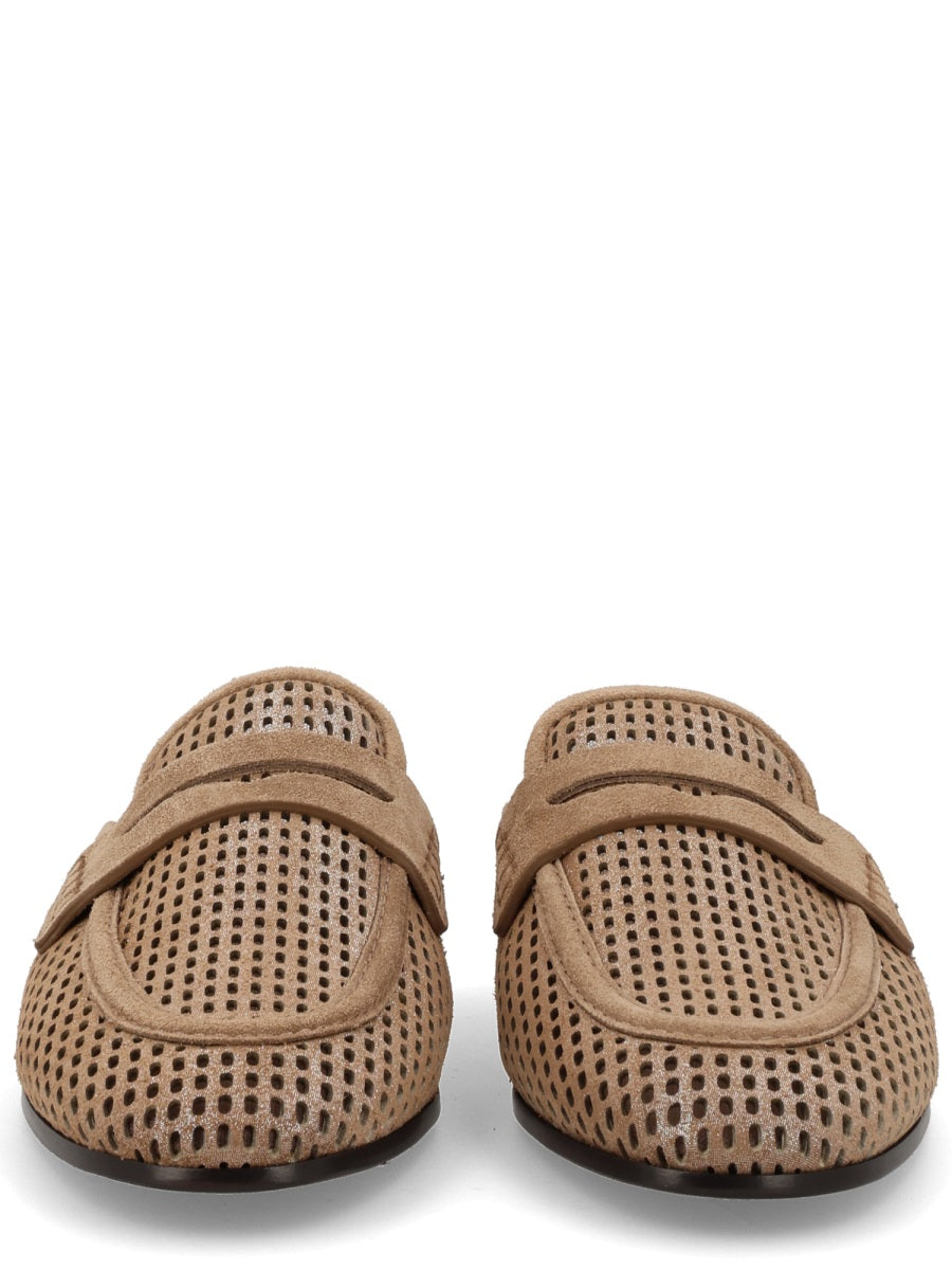 Brunello Cucinelli Women Mule "Sparkling Net" BRUNELLO CUCINELLI