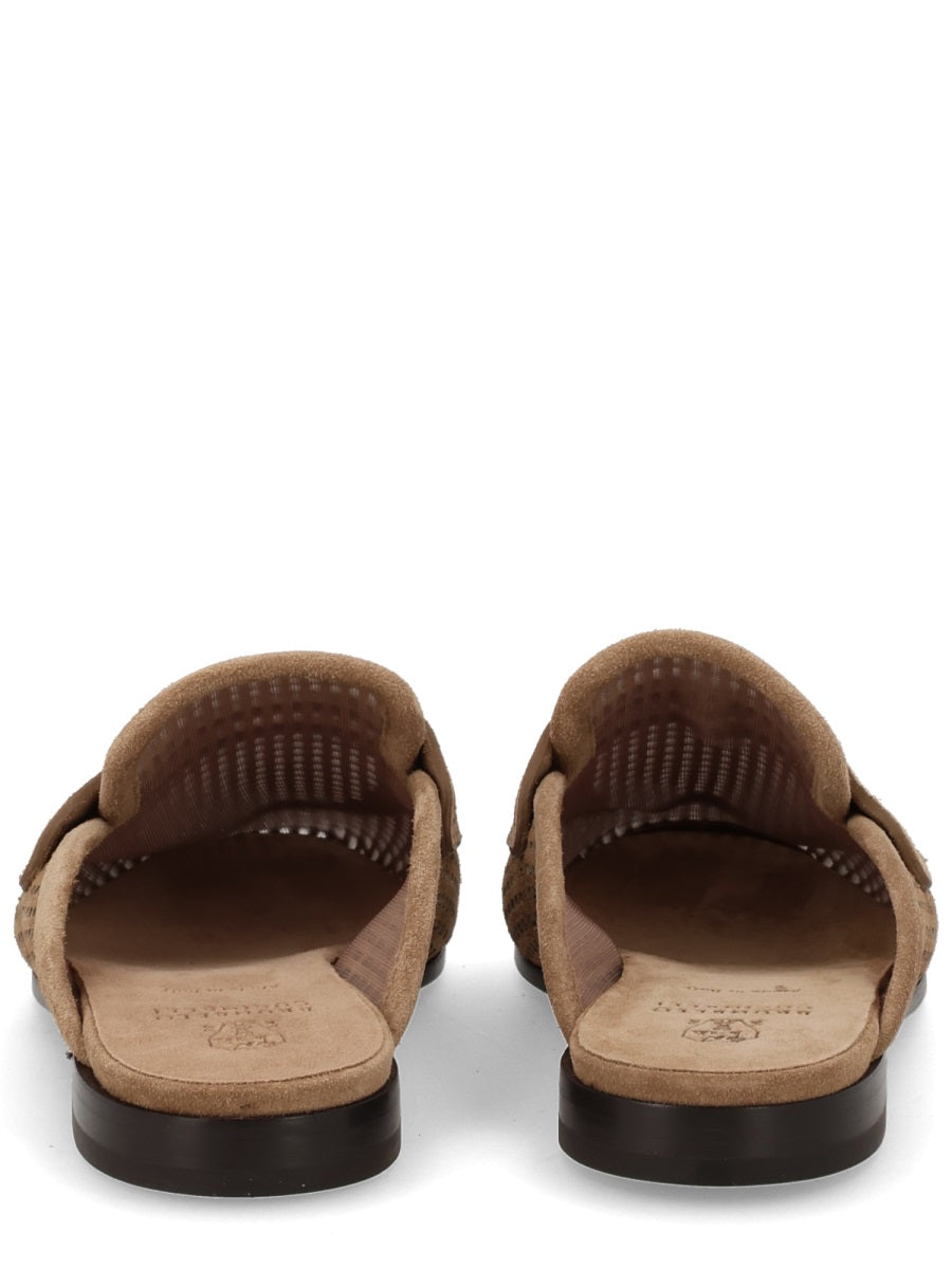 Brunello Cucinelli Women Mule "Sparkling Net" BRUNELLO CUCINELLI