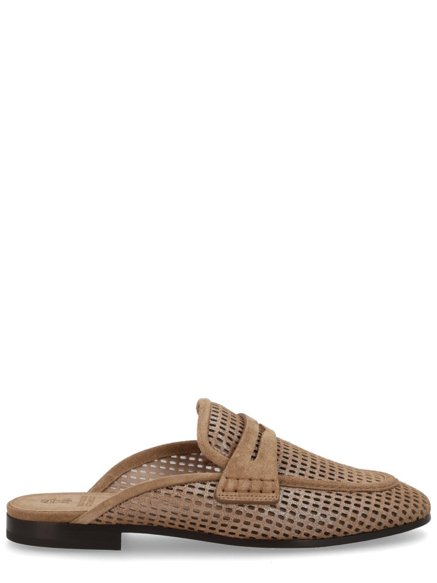 Brunello Cucinelli Women Mule "Sparkling Net" BRUNELLO CUCINELLI