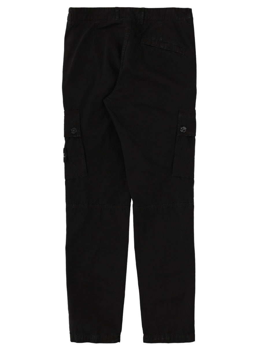 Stone Island Men Cargo Pants With Logo Patch STONE ISLAND