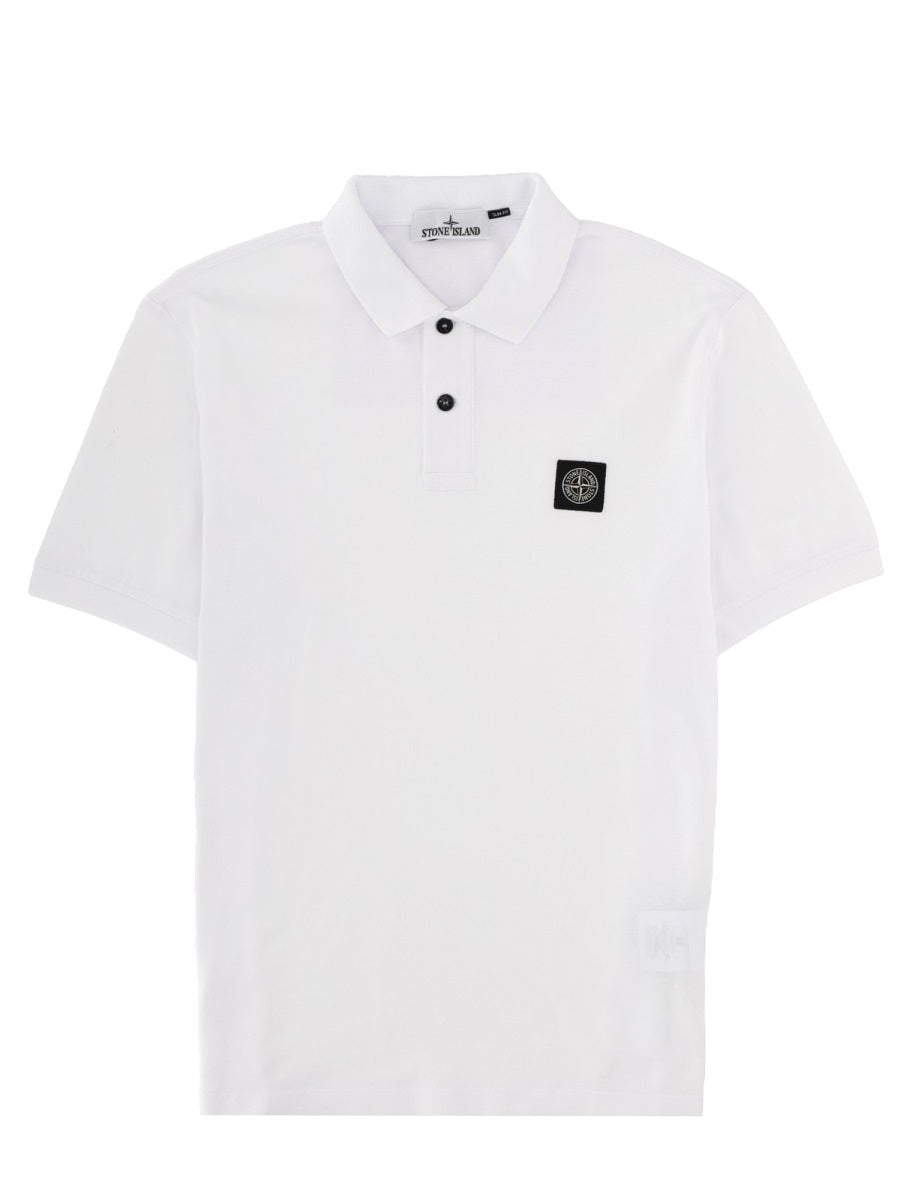 Stone Island Men Polo With Logo